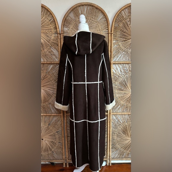 Vintage Marvin Richards Faux Shearling Coat - Picture 7 of 13